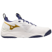 MIZUNO WAVE MOMENTUM White/Blue Ribbon/MP Gold