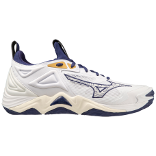 MIZUNO WAVE MOMENTUM White/Blue Ribbon/MP Gold