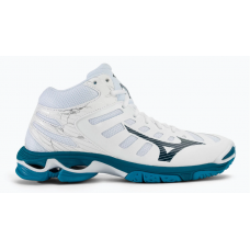 MIZUNO WAVE VOLTAGE 2 MID (White/Sailor Blue)