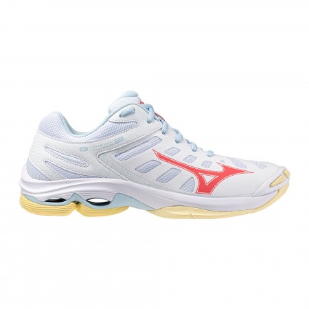 MIZUNO WAVE VOLTAGE (White/Calypso Coral/Pale Banana)