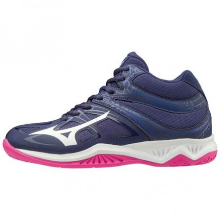 MIZUNO WAVE THUNDER 2  MID NAVY/WHITE/PINK