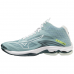 MIZUNO WAVE LIGHTNING Z7 MID Stone Blue/White/Neo Lime