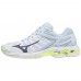 MIZUNO WAVE VOLTAGE White/Vintage Indigo/Neo Lime