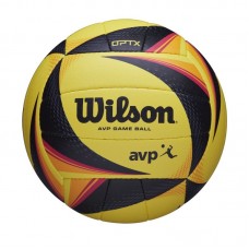 Μπάλα beach volley WILSON OPTX AVP OFFICIAL GAME BALL (Μαύρο/Κίτρινο/Πορτοκαλί) (WTH00020XB)